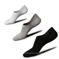 Hot selling cotton low cut mens no show socks non slip for summer